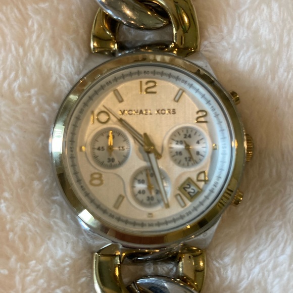Michael Kors Women's MK3199 Two Tone Watch - Picture 1 of 5